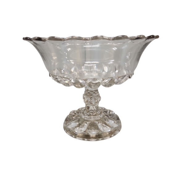 Dining | Vintage Bubble Glass Compote Dish | Poshmark